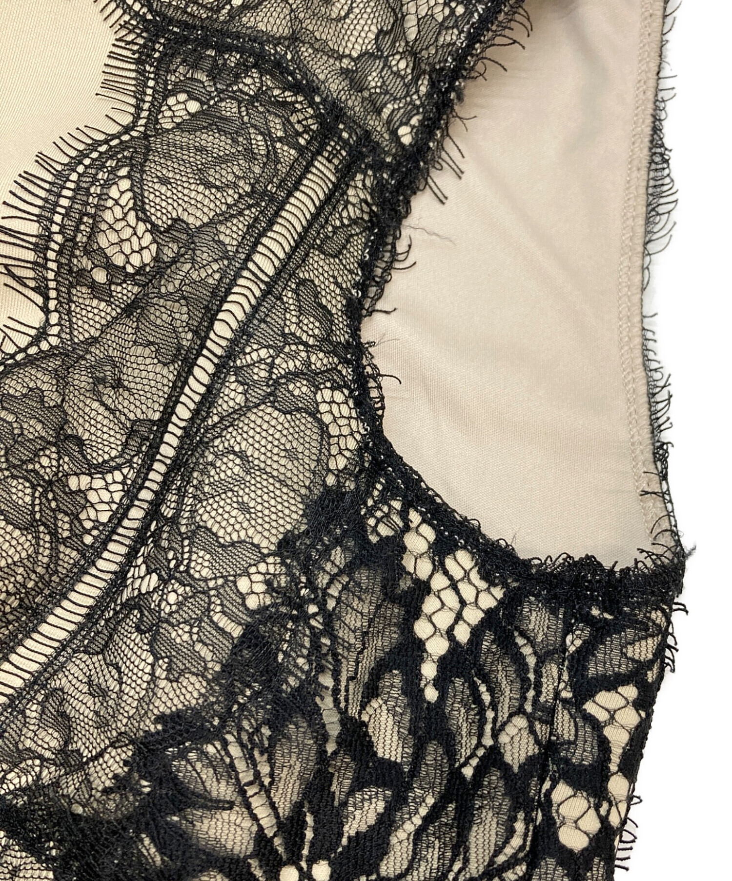 中古・古着通販】TADASHI SHOJI (タダシ ショージ) レースノースリーブ