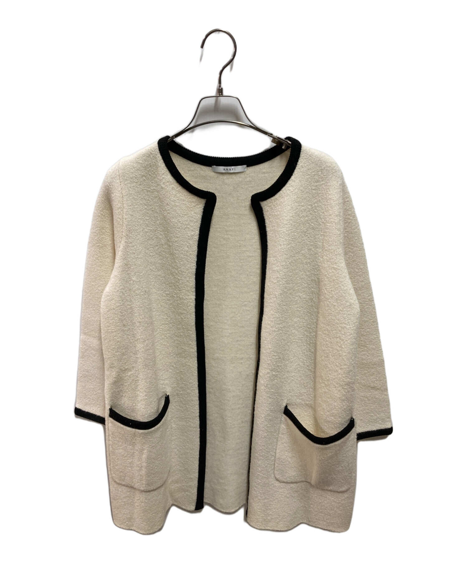 中古・古着通販】ANAYI (アナイ) パイピングニットカーディガン