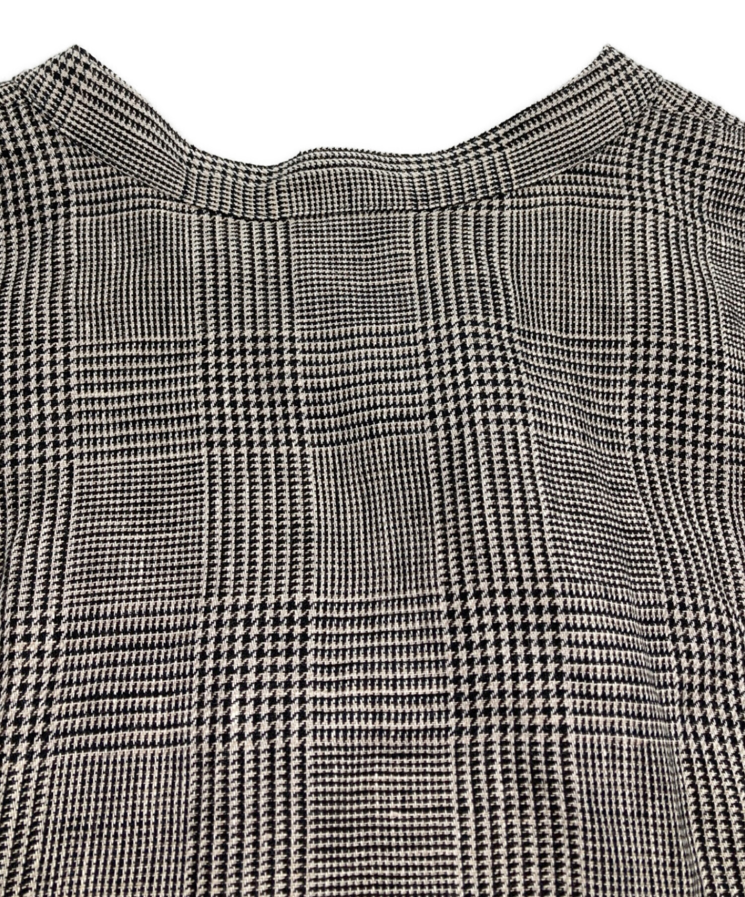 中古・古着通販】loin. (ロワン) ベルテッドチェックリネンワンピース 