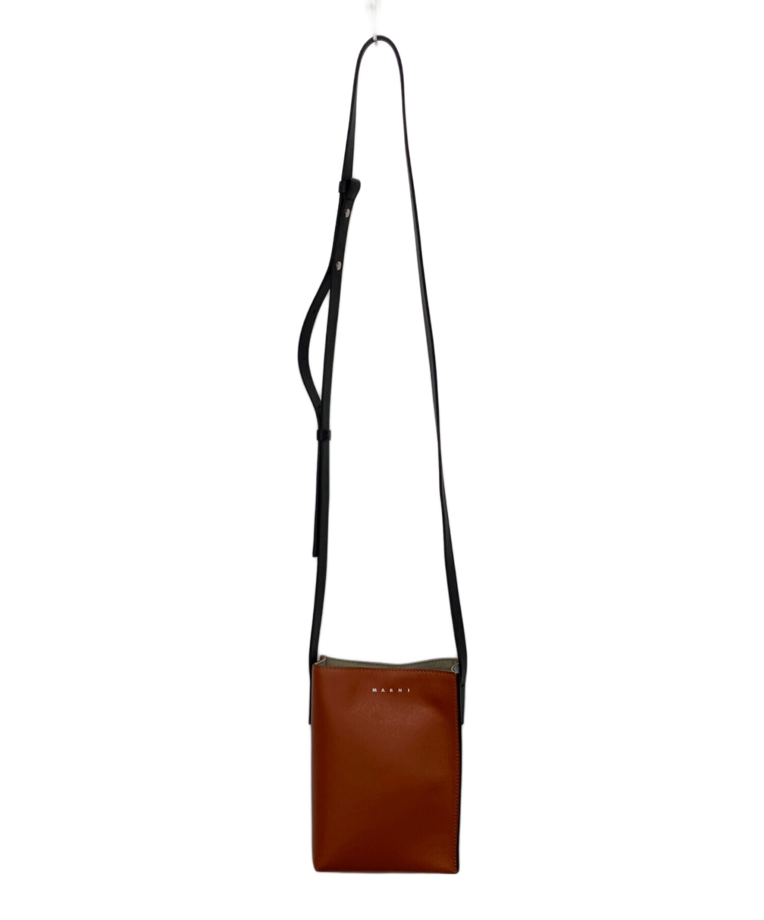 MARNI MUSEOA ショルダーバッグ 中古・古着通販】MARNI (マルニ) MUSEO SOFTショルダーバッグ ブラウン
