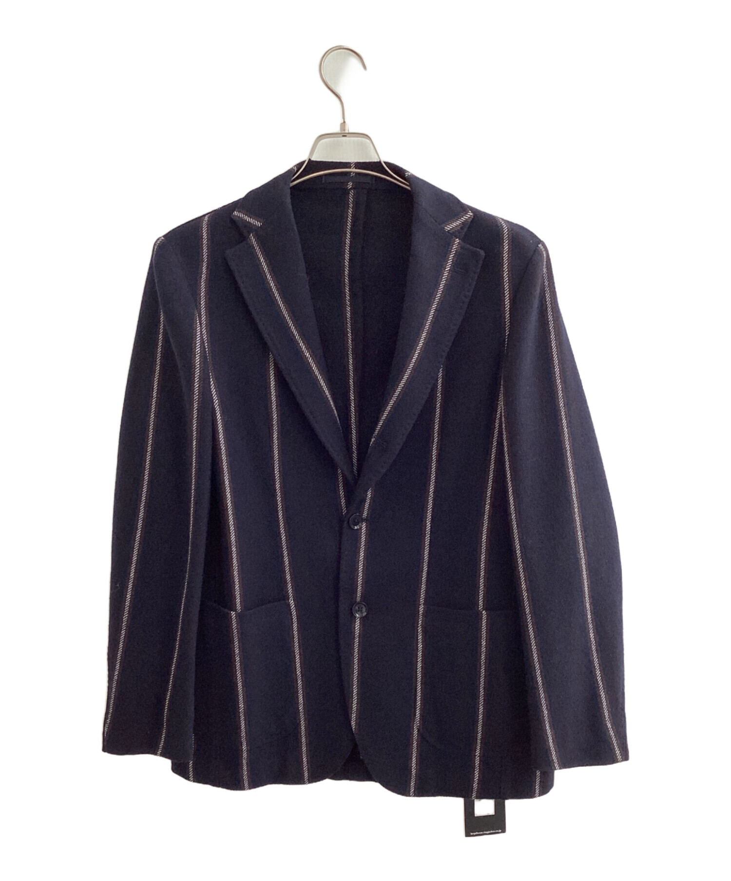 RING JACKET リングジャケット 段降り3Bウールテーラードジャケット 中古・古着通販】RING JACKET (リングジャケット) BALLOON STRIPE 3B