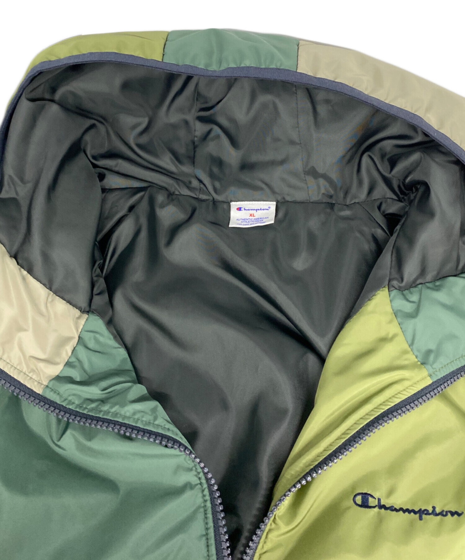 中古・古着通販】Champion (チャンピオン) Padded Jacket グリーン