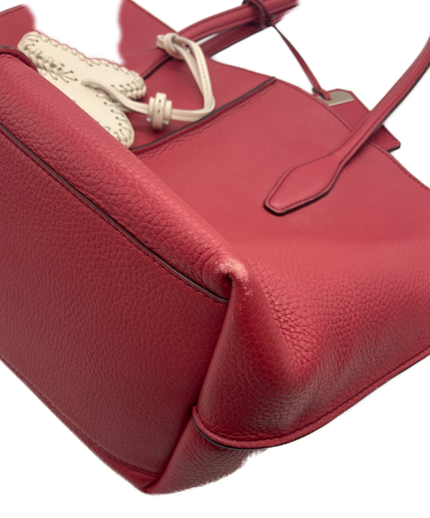 値下げしました！【新品未使用】ReFaDOUBLE(ピンク) 中古・古着通販】TOD'S (トッズ) トートバッグ バタフライチャーム付