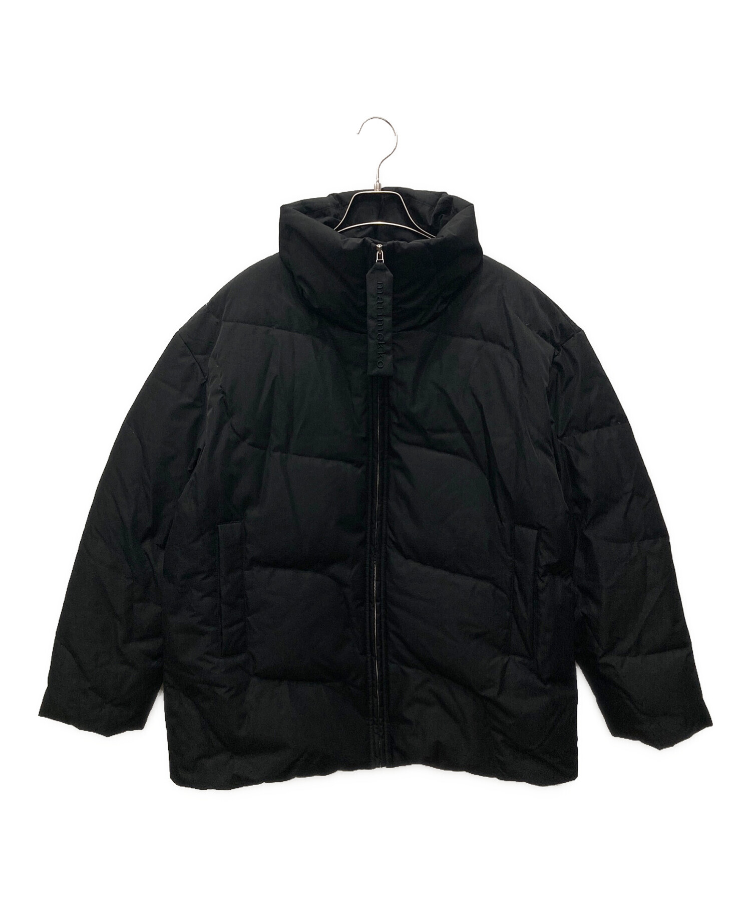 マリメッコ Tekstuuri Taifuuniダウンコート　S 黒　ブラック 中古・古着通販】marimekko (マリメッコ) Tekstuuri Taifuuni/ダウン