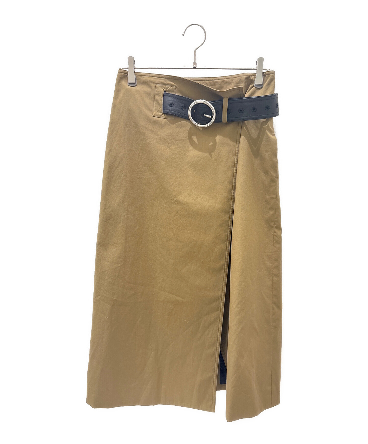 中古・古着通販】CELINE (セリーヌ) ベルト付き ロングラップスカート