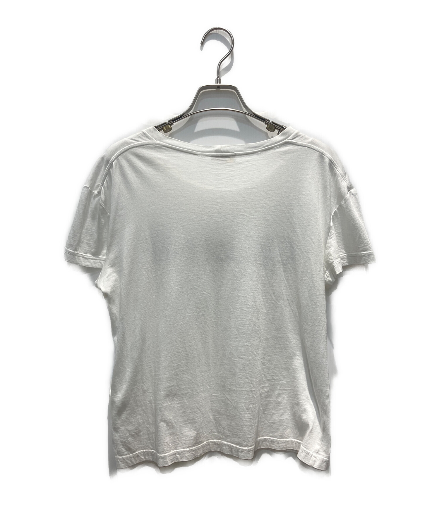 中古・古着通販】CELINE (セリーヌ) ロゴTシャツ ホワイト サイズ:S