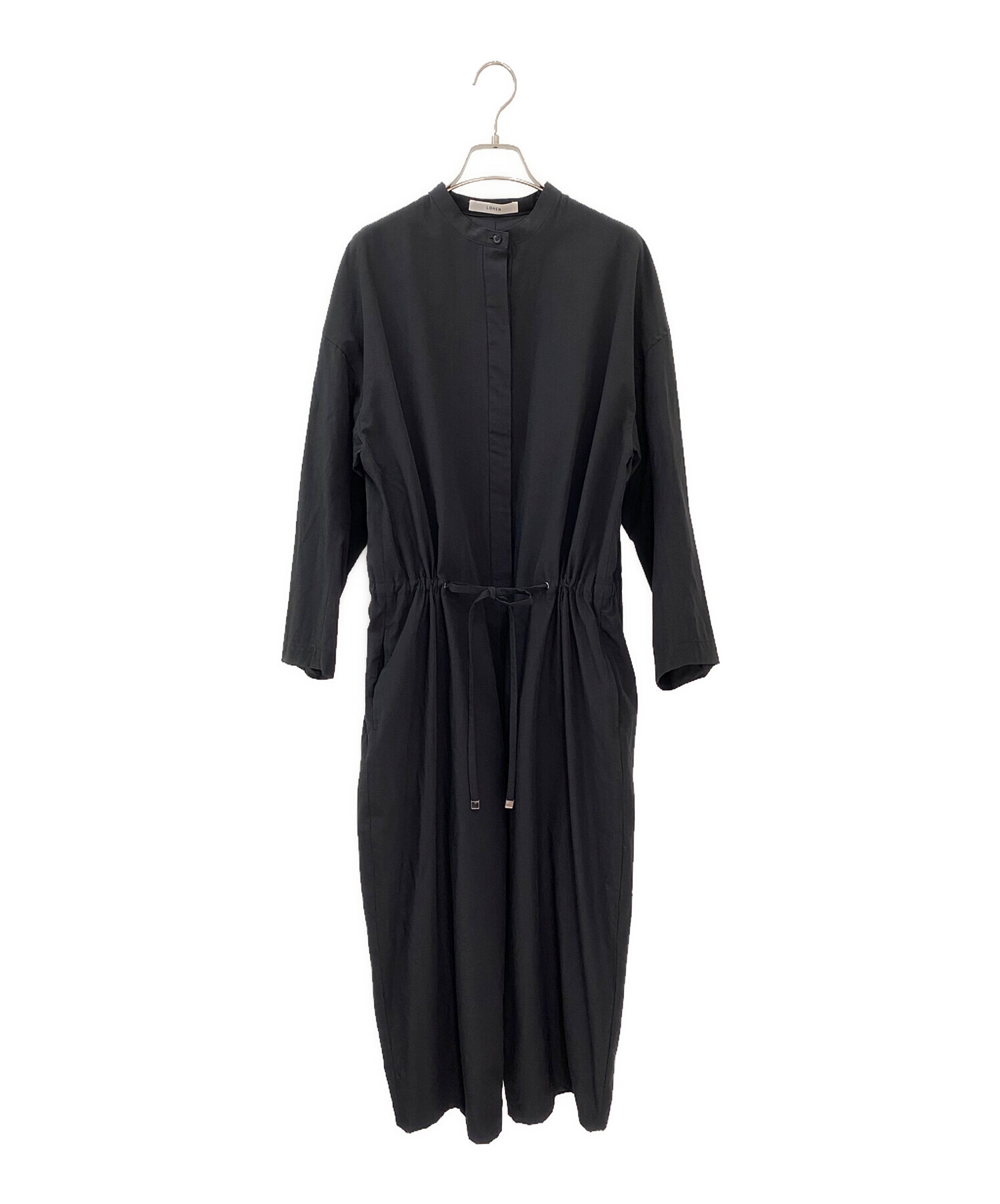 中古・古着通販】LOHEN (ローヘン) BAND COLOR JUMPSUIT ブラック