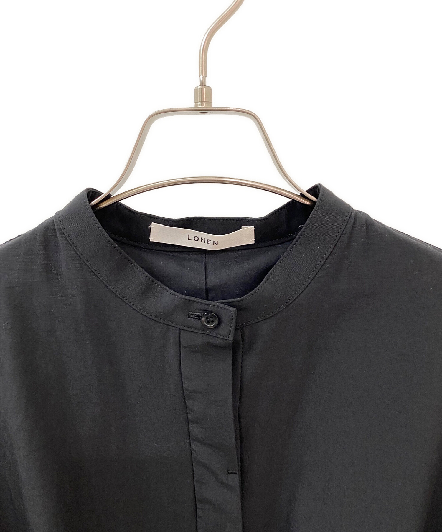 中古・古着通販】LOHEN (ローヘン) BAND COLOR JUMPSUIT ブラック