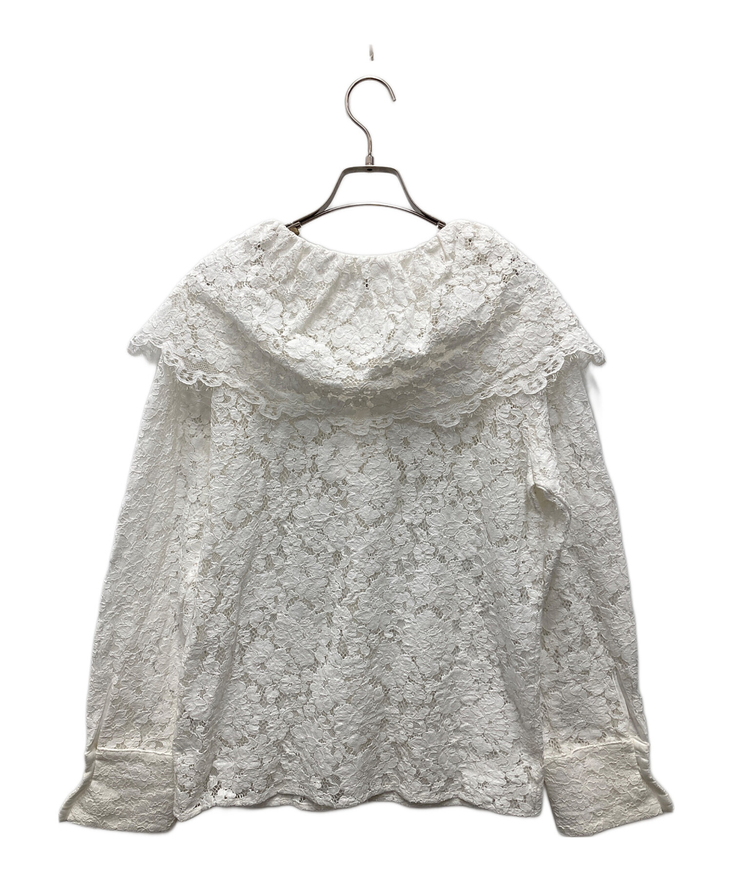 シャツ+ブラウス(長袖+七分) MANOF LACE COLLAR SHIRT MANOF（マノフ）の「LACE COLLAR SHIRT（シャツ/ブラウス）」 - WEAR