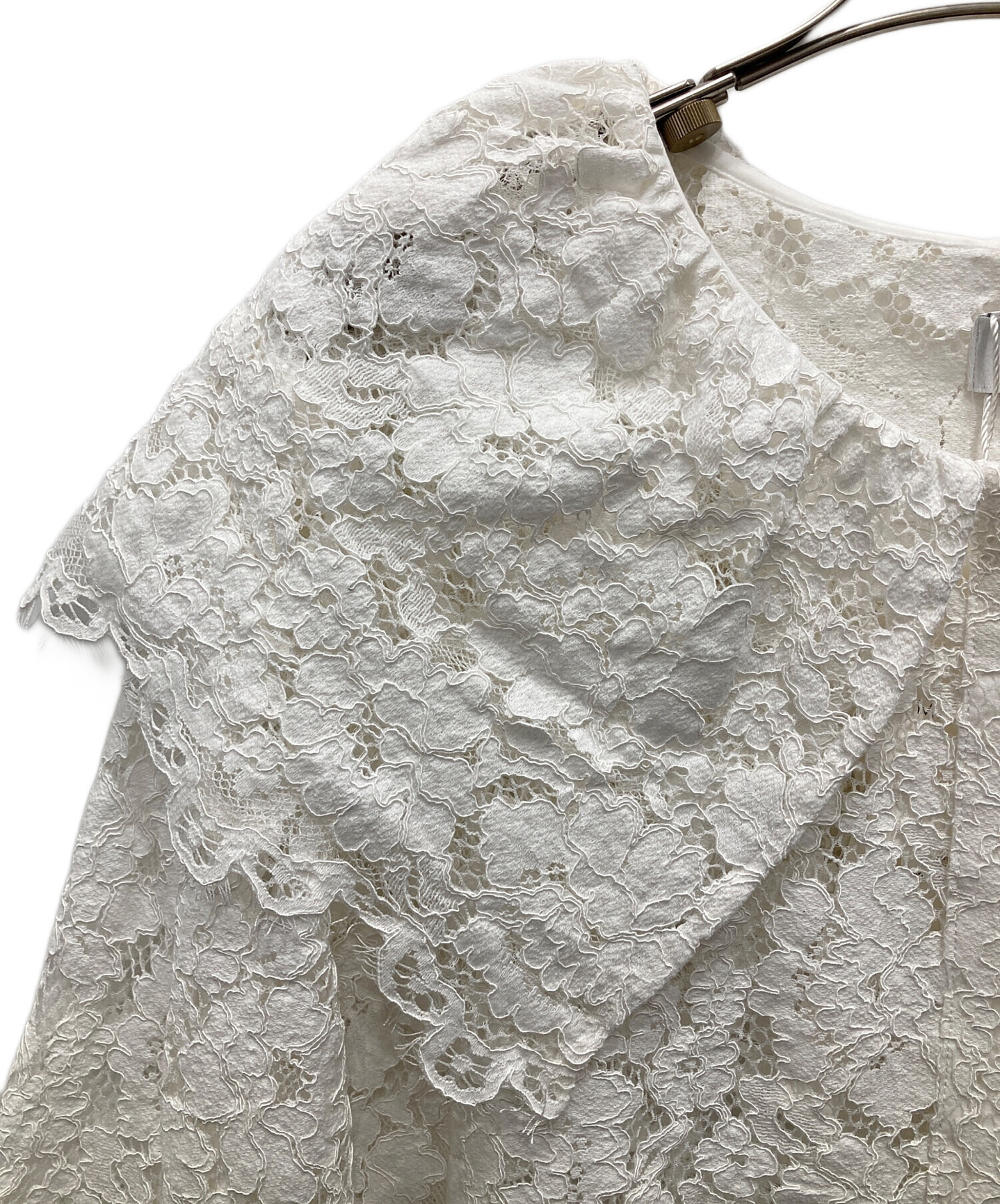 シャツ+ブラウス(長袖+七分) MANOF LACE COLLAR SHIRT MANOF（マノフ）の「LACE COLLAR SHIRT（シャツ/ブラウス）」 - WEAR