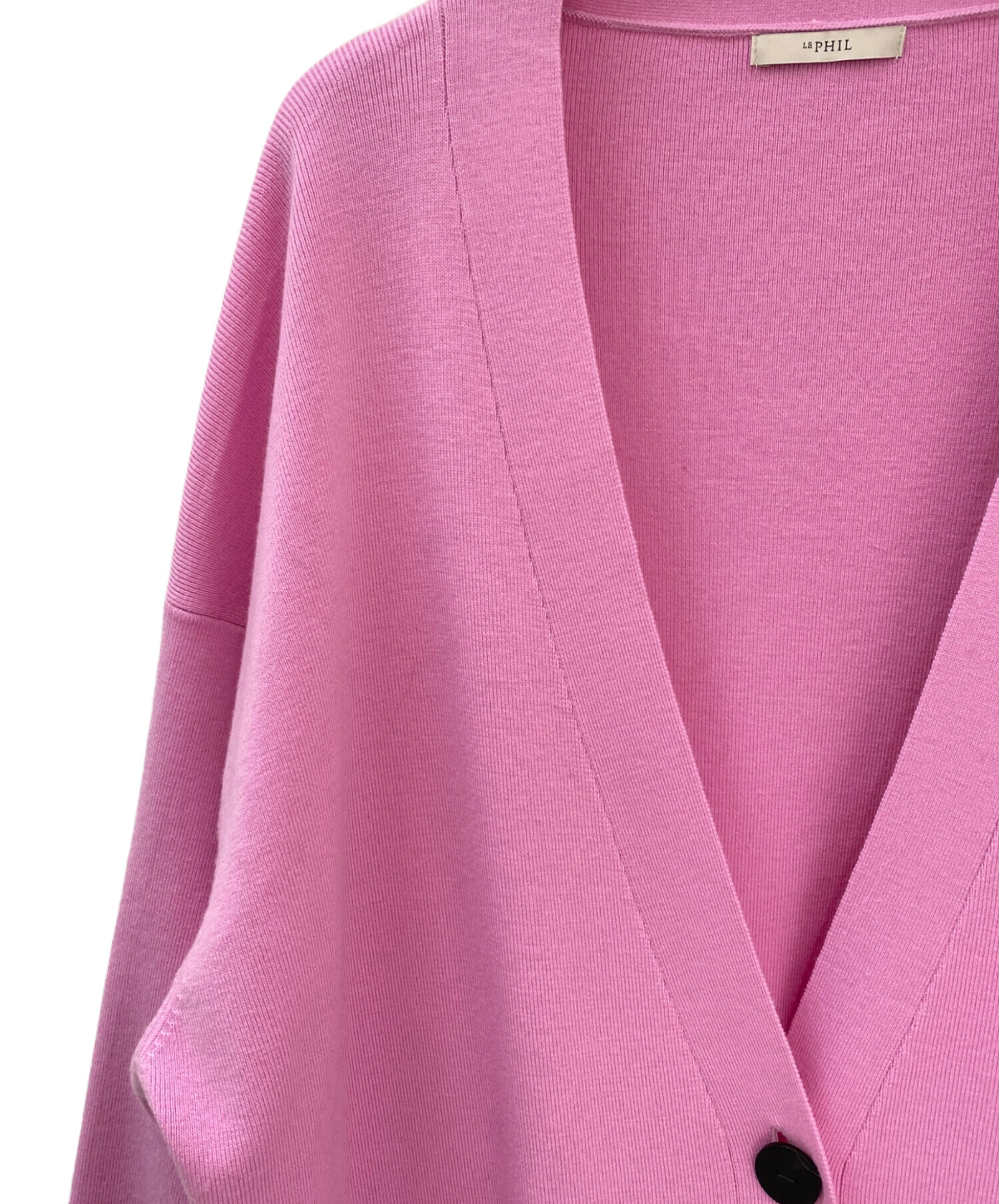 Le Phil ルフィル オーバーサイズ カーディガン ピンク人気完売pink 中古・古着通販】LE PHIL (ル フィル) ウールオーバーサイズ