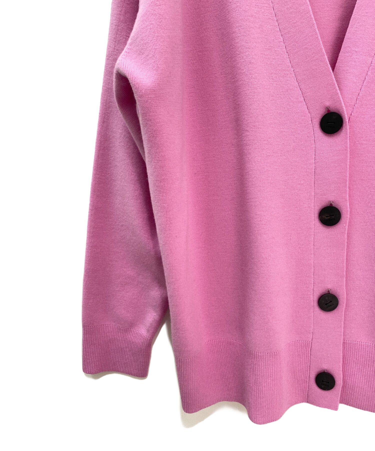 Le Phil ルフィル オーバーサイズ カーディガン ピンク人気完売pink 中古・古着通販】LE PHIL (ル フィル) オーバーサイズカーディガン