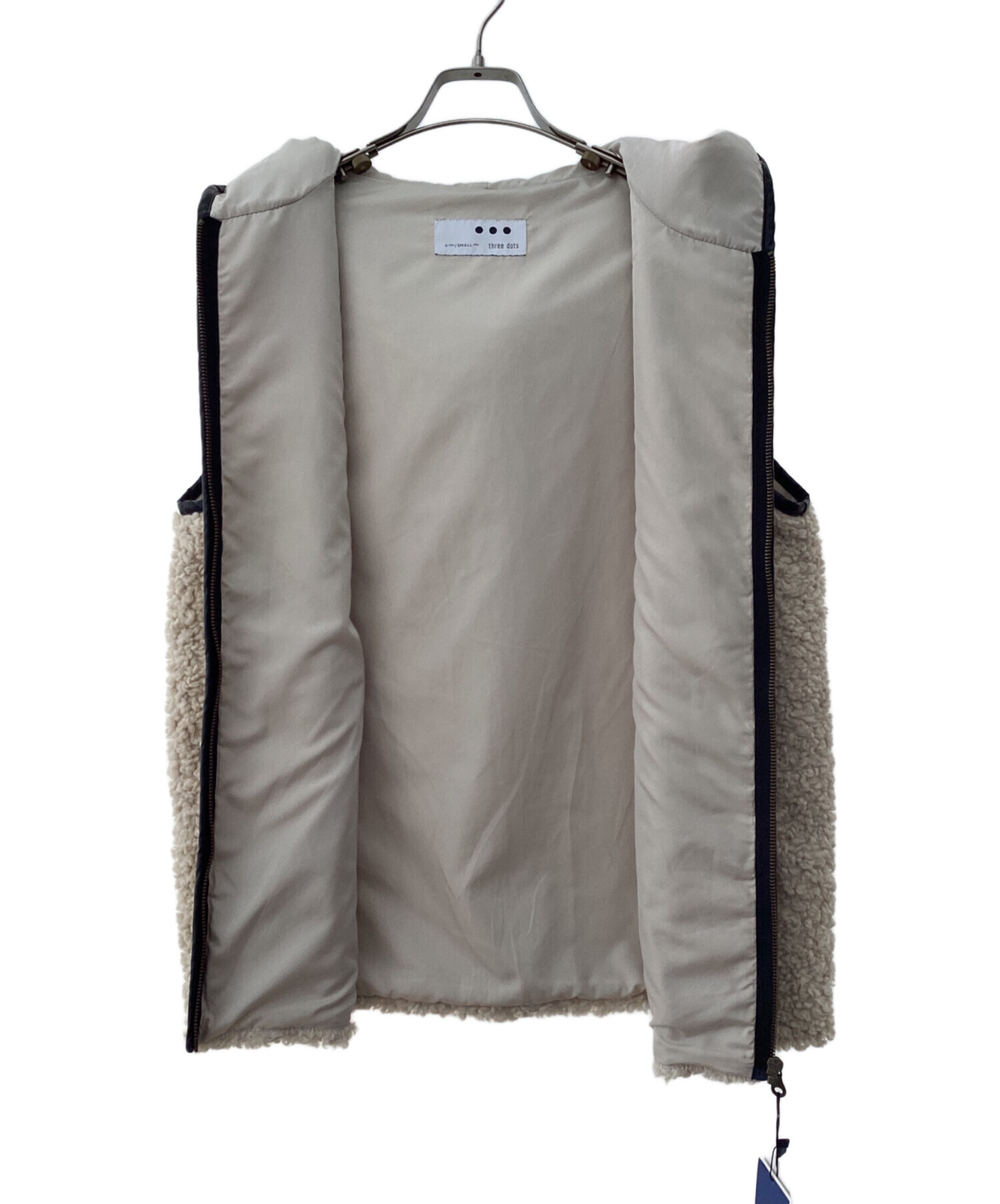 中古・古着通販】THREE DOTS (スリードッツ) プードルボア フーディー