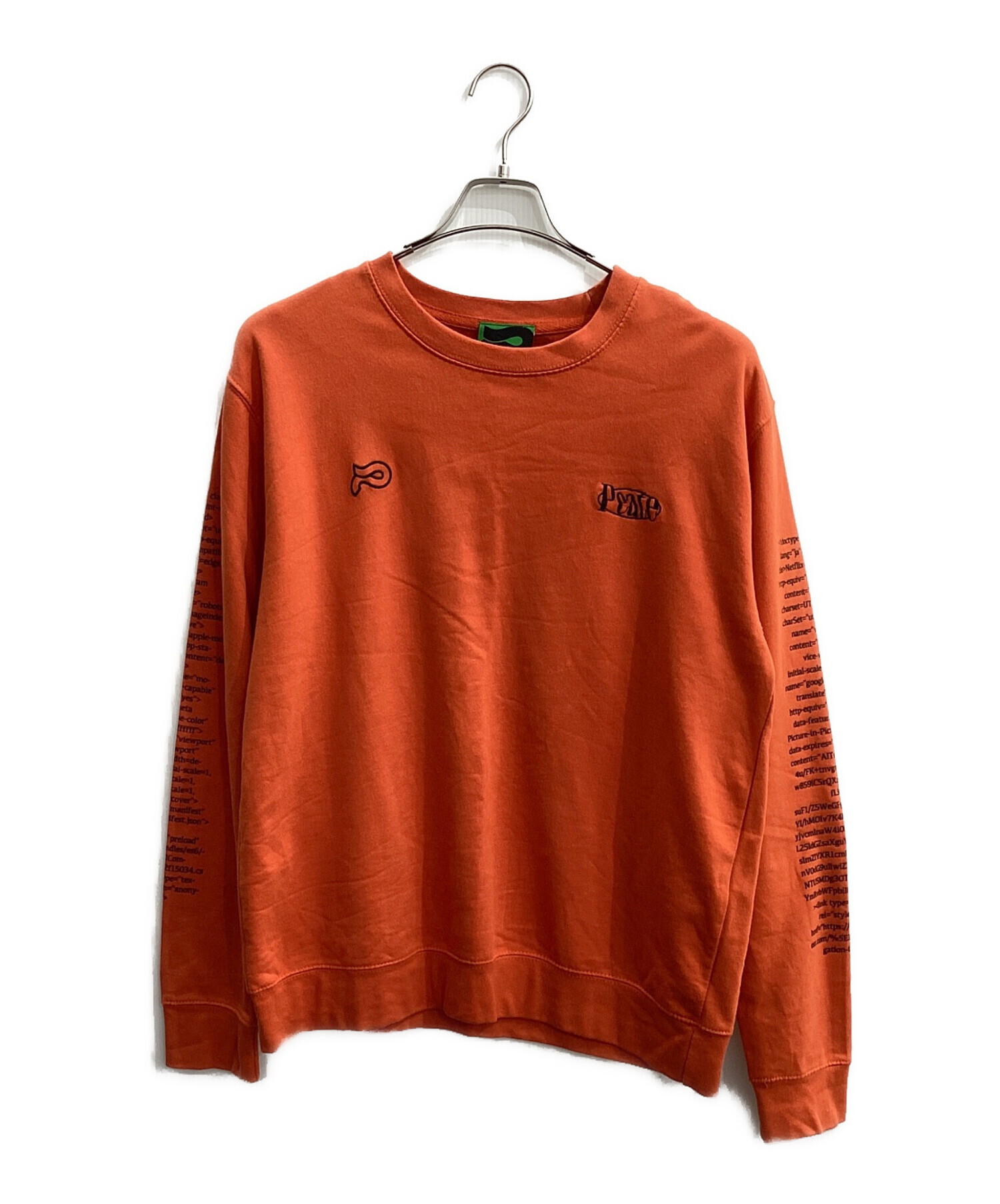 peate スウェット 中古・古着通販】peate (ピート) スウェット オレンジ サイズ:Free