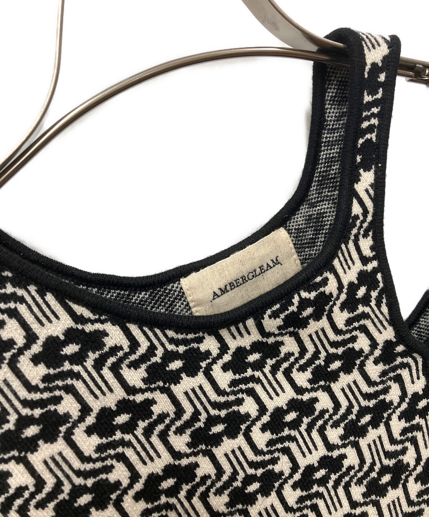 中古・古着通販】AMBERGLEAM (アンバーグリーム) ジャガードニット