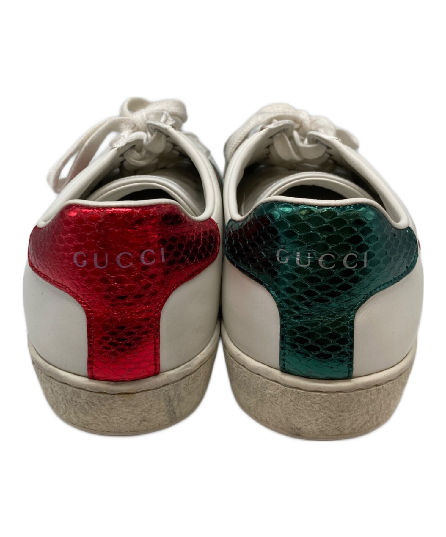 中古・古着通販】GUCCI (グッチ) Ace ローカットスニーカー ホワイト 