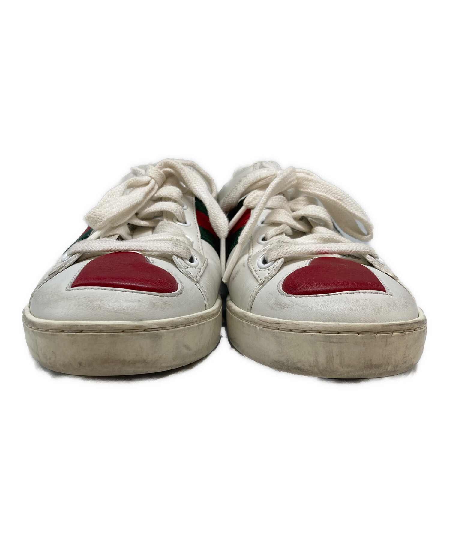 中古・古着通販】GUCCI (グッチ) Ace ローカットスニーカー ホワイト 