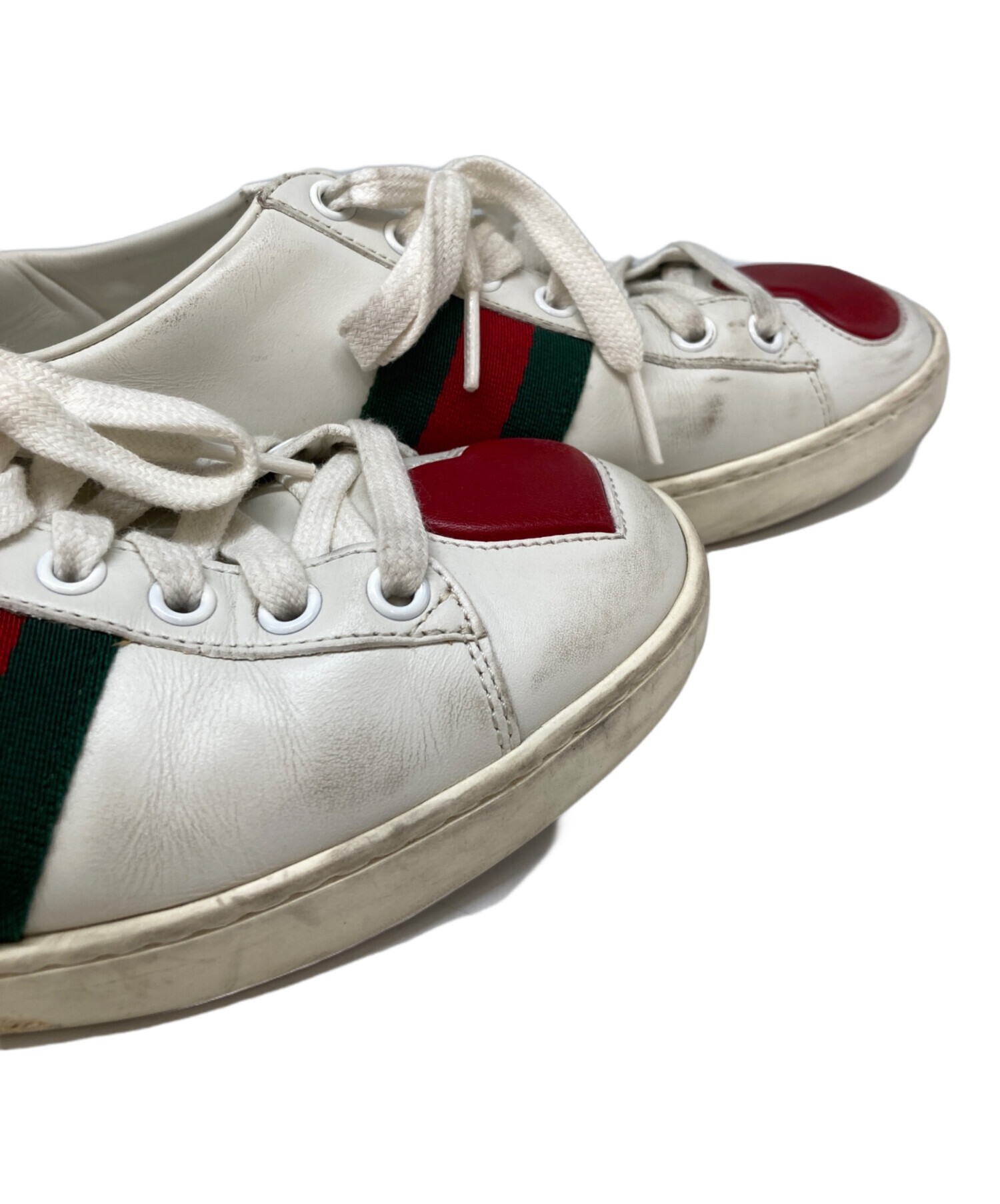 中古・古着通販】GUCCI (グッチ) Ace ローカットスニーカー ホワイト 