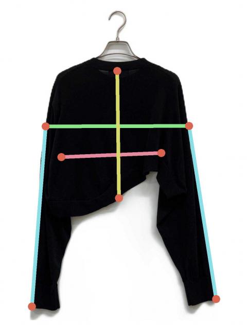 中古・古着通販】ENFOLD (エンフォルド) MICRO-MINI CARDIGAN ブラック