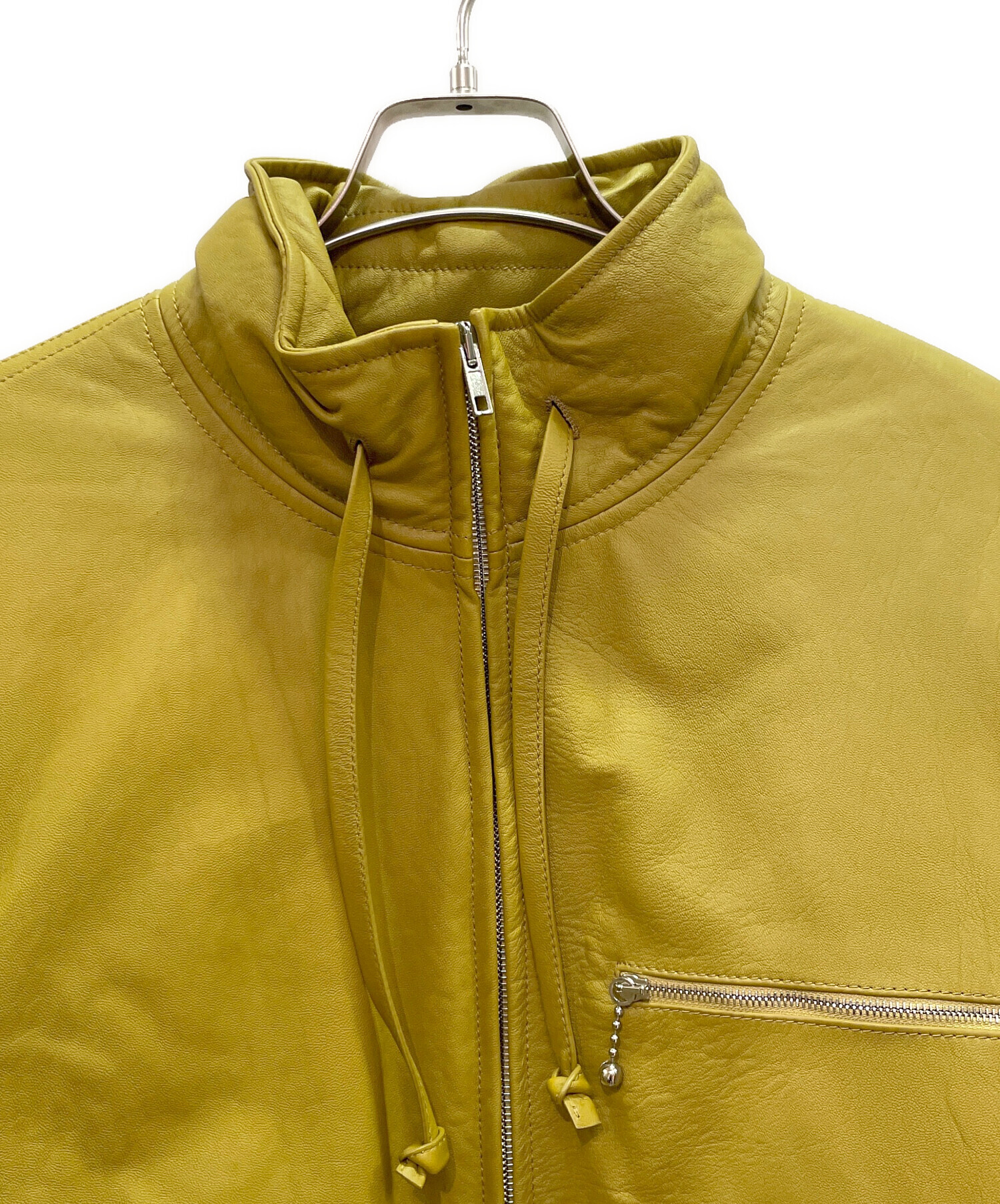 中古・古着通販】BURBERRY (バーバリー) LEATHER DOWN BLOUSON/レザー
