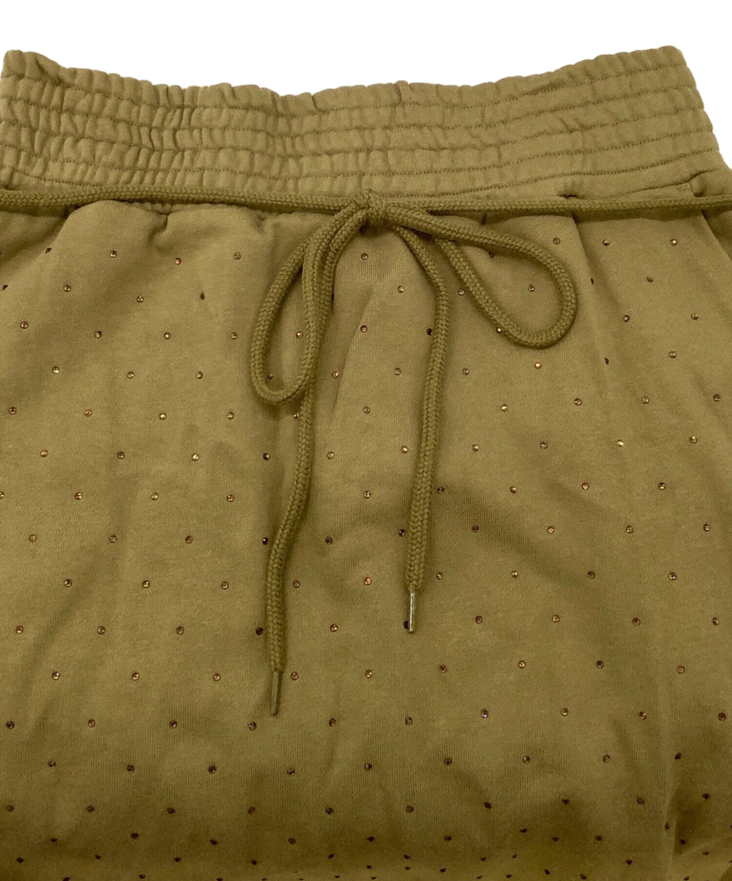 中古・古着通販】AMERI (アメリ) GLOSSY SWEAT SET UP DRESS カーキ 