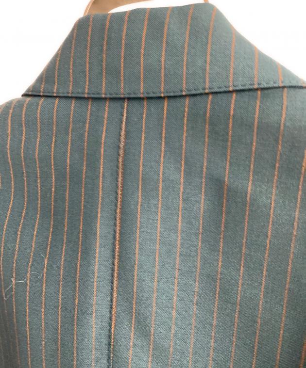中古・古着通販】PRADA (プラダ) ダブルジャケット グリーン サイズ:46