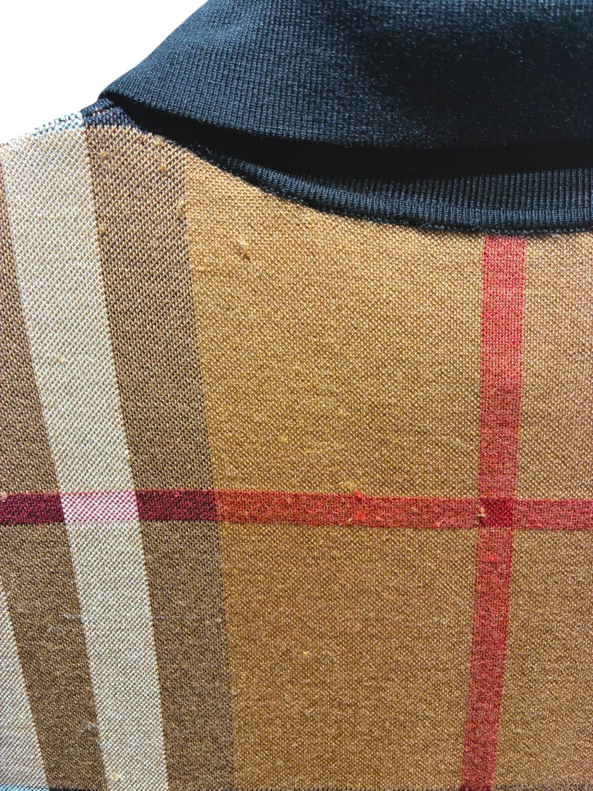 中古・古着通販】BURBERRY (バーバリー) シルクブレンドポロシャツ