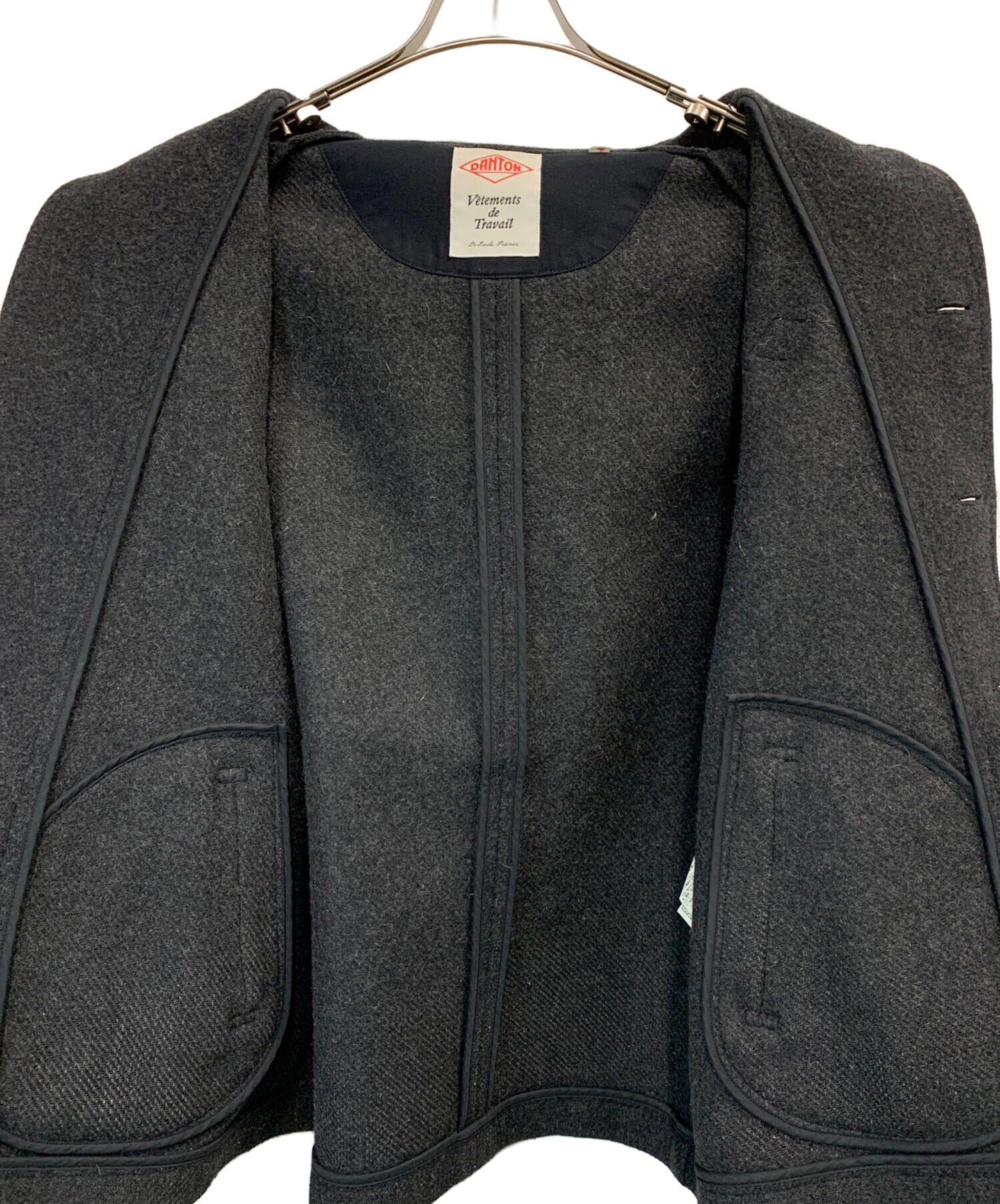 中古・古着通販】DANTON (ダントン) 丸襟ウールモッサジャケット