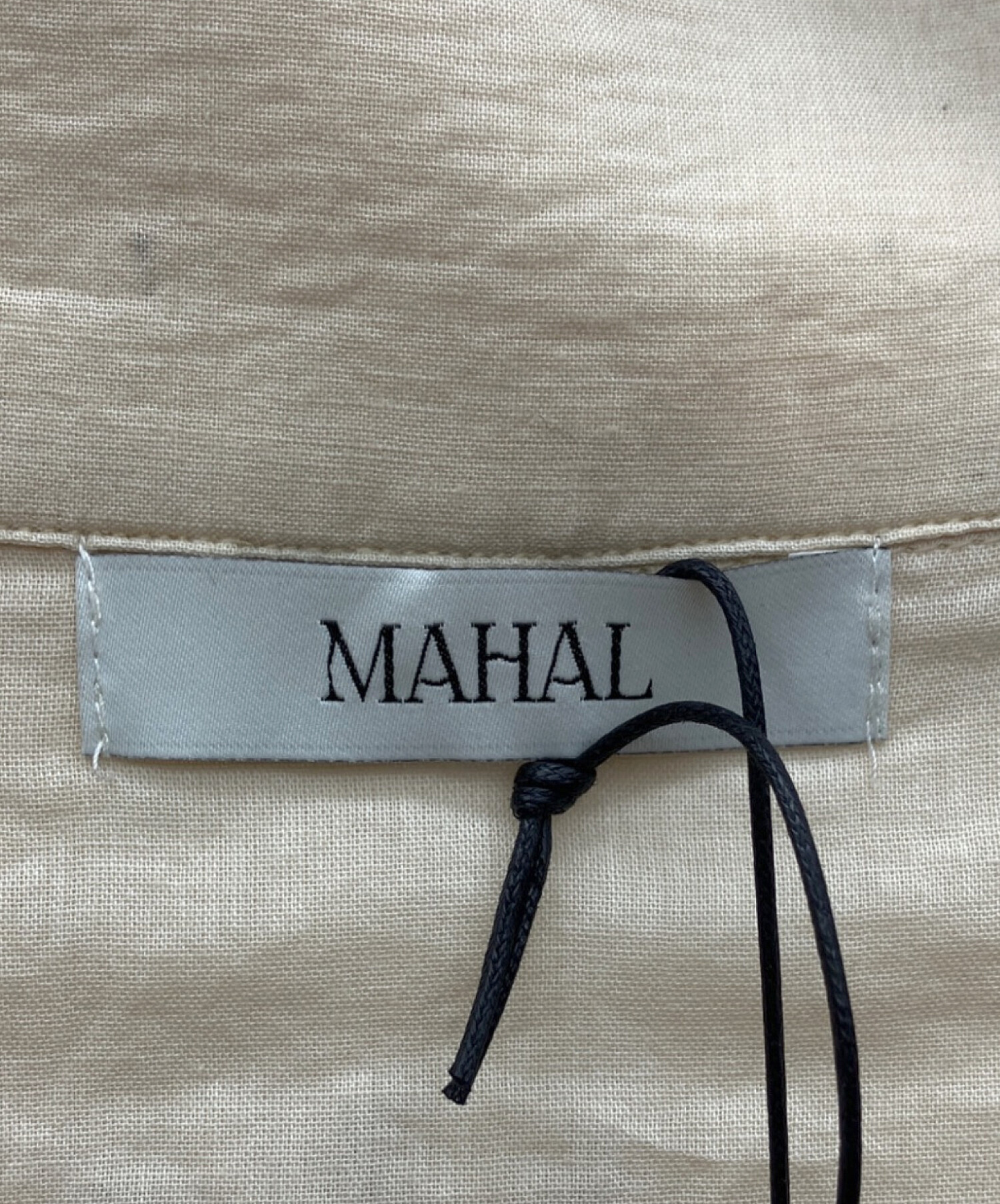 中古・古着通販】MAHAL (マハル) ビーズエンブロイダリーシャツ 