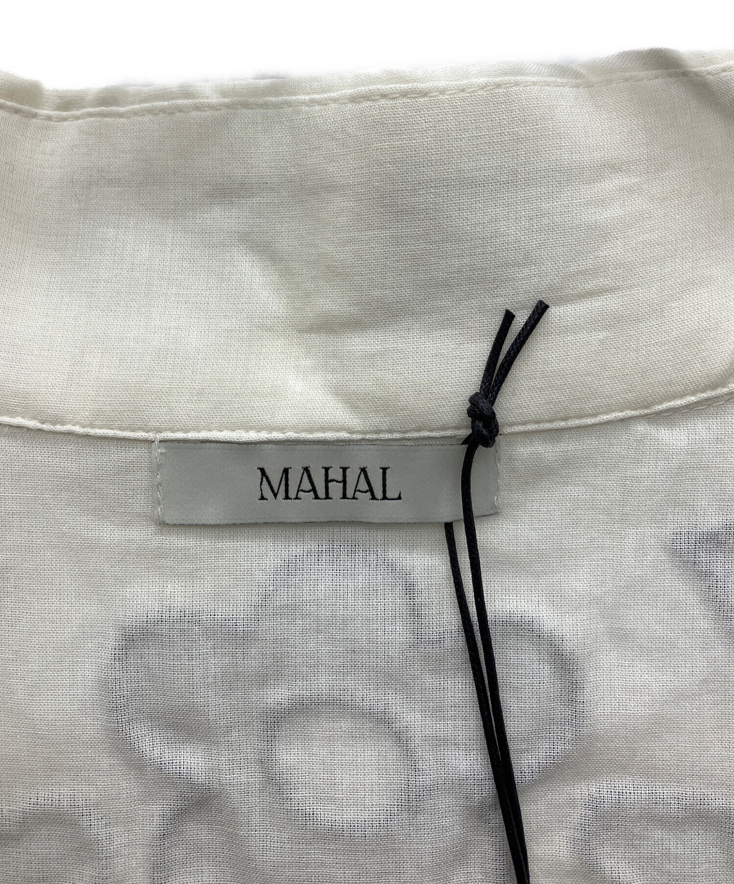 新品・タグ付】MAHAL カットワークシャツ 1 【公式通販】