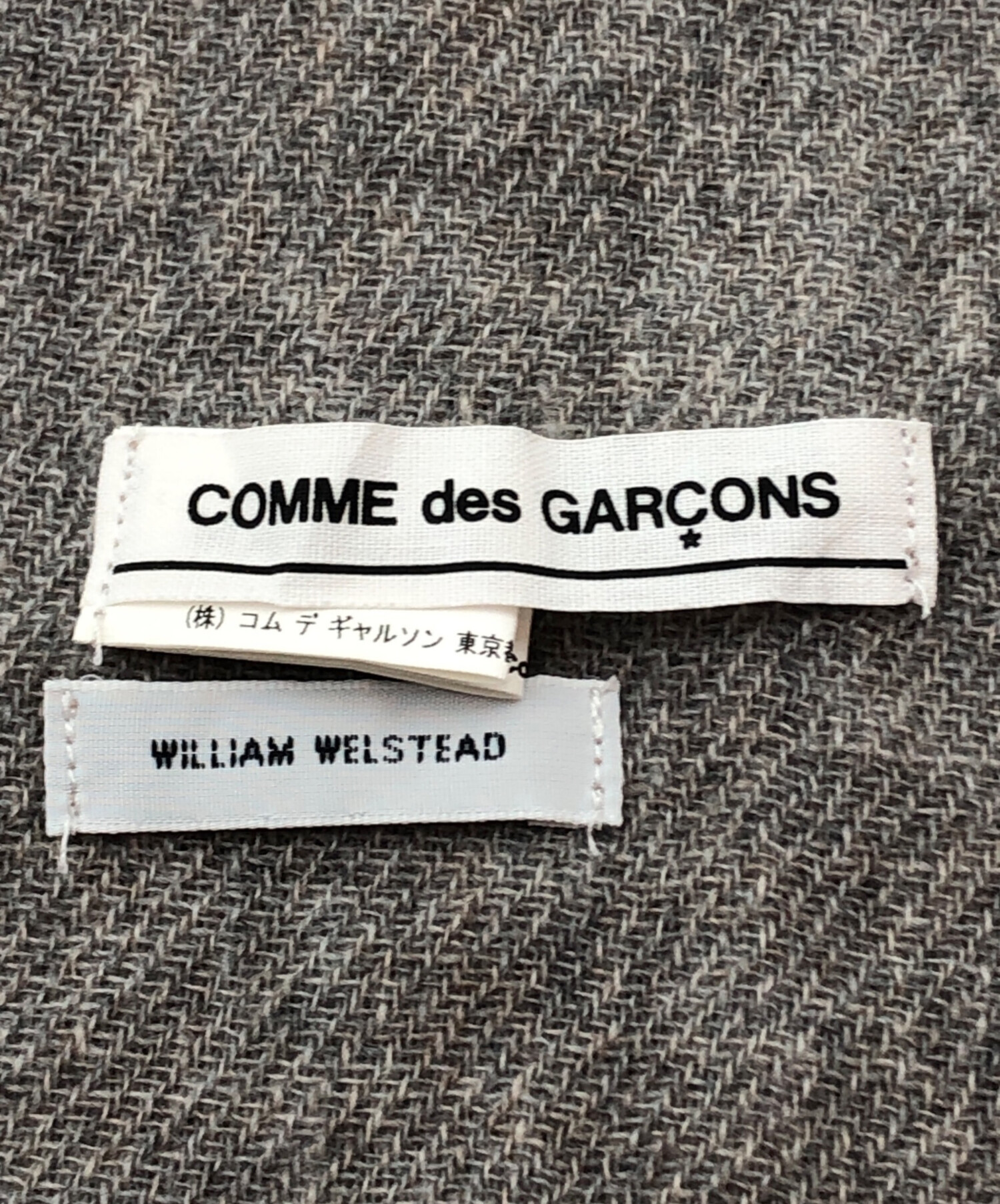 コムデギャルソン× WILLIAM WELSTEAD カシミヤストール コムデギャルソン× WILLIAM WELSTEAD カシミヤストール 【公式通販】
