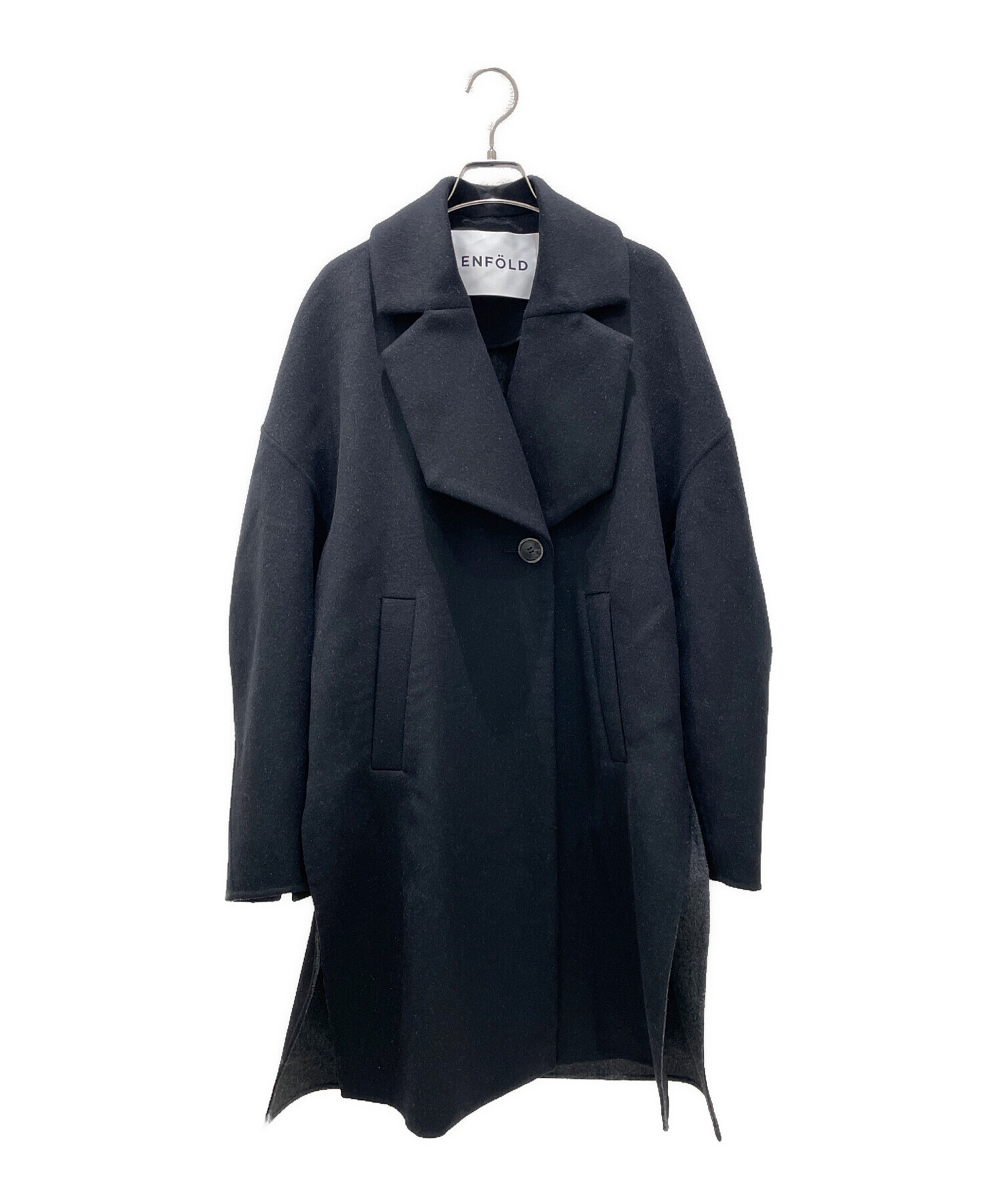 中古・古着通販】ENFOLD (エンフォルド) ウールサイドスリットリバー