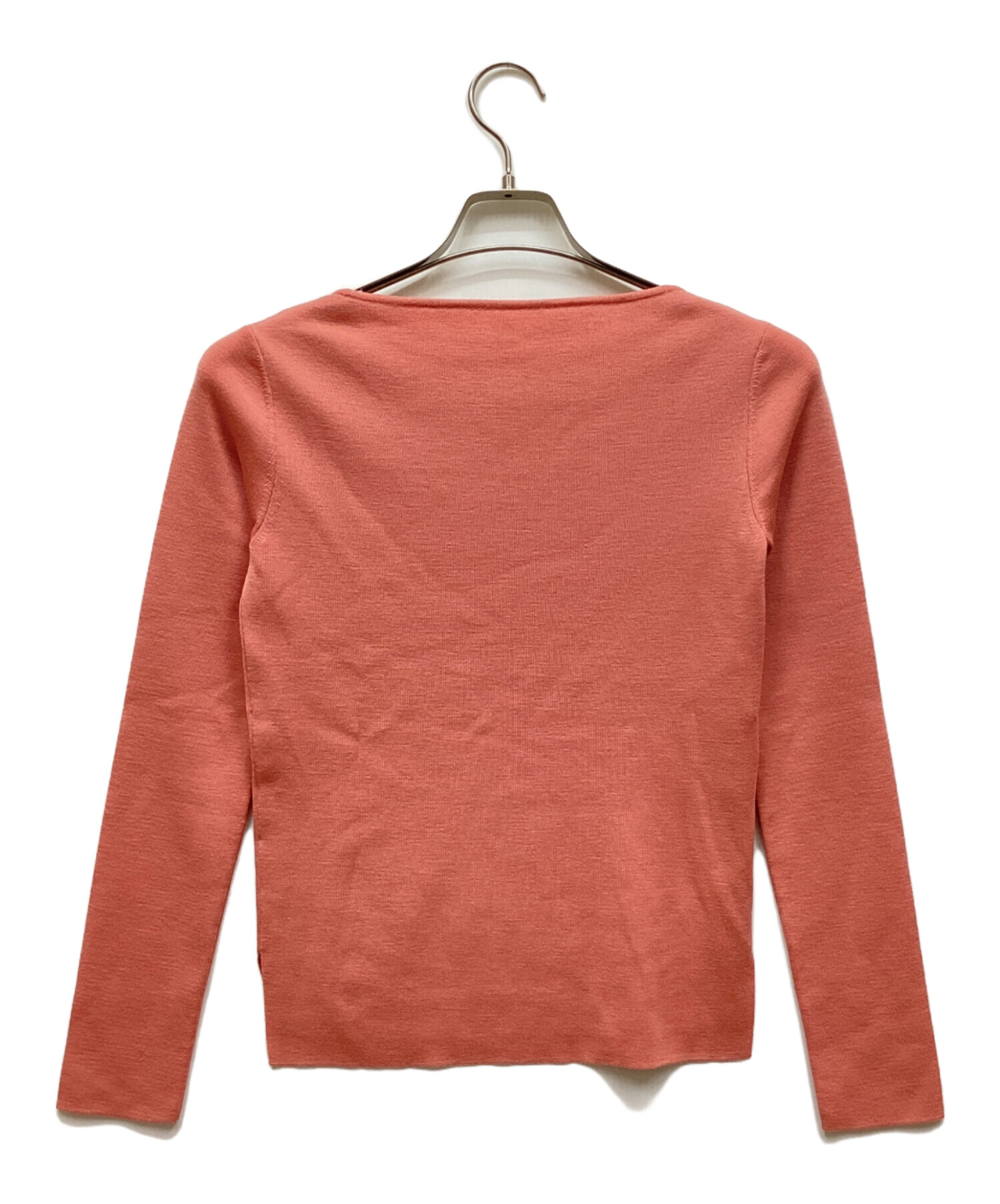 中古・古着通販】FOXEY (フォクシー) ロゴプレート付ニット ピンク