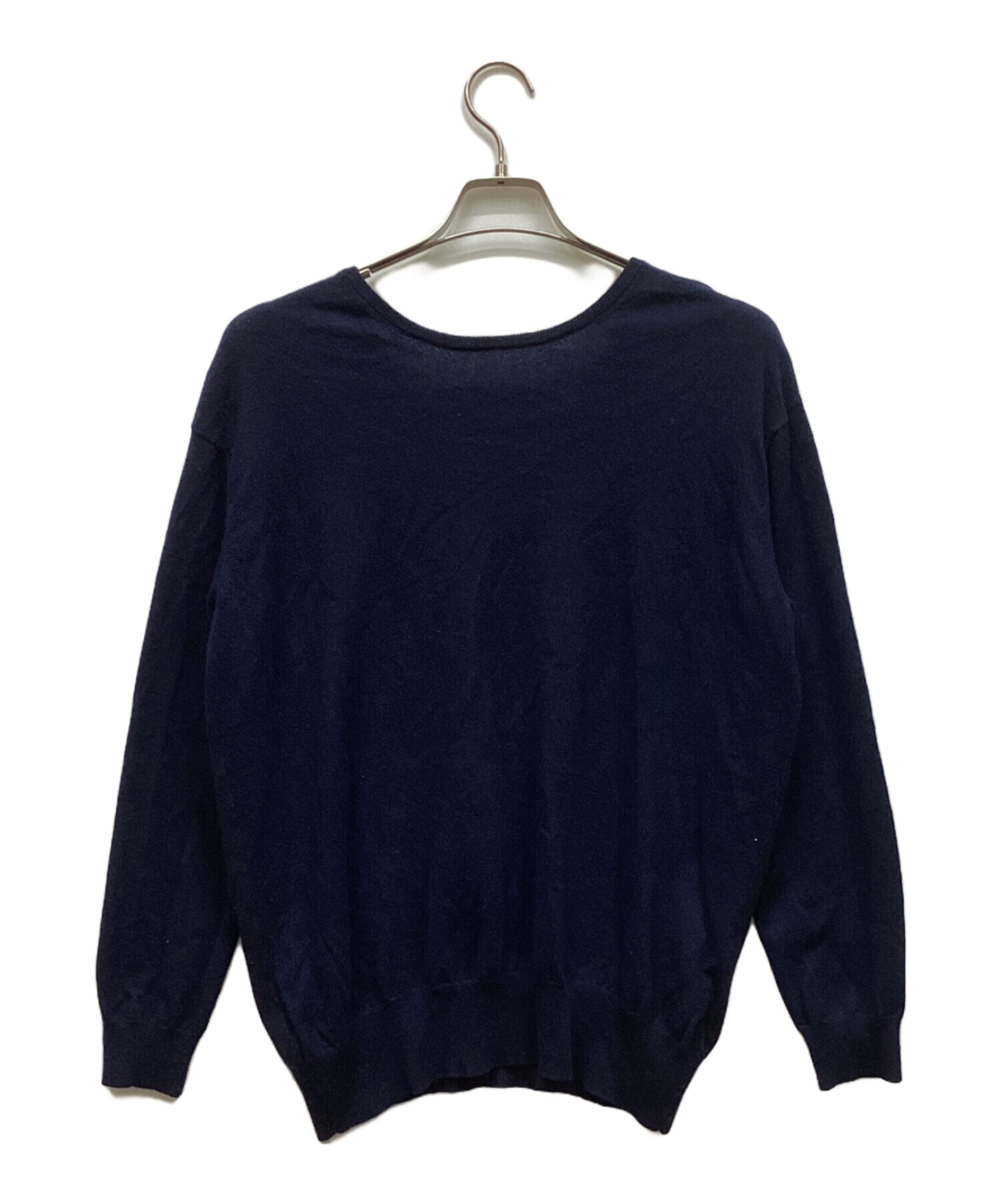 中古・古着通販】DRAWER (ドゥロワー) カシミヤシルクニット ネイビー