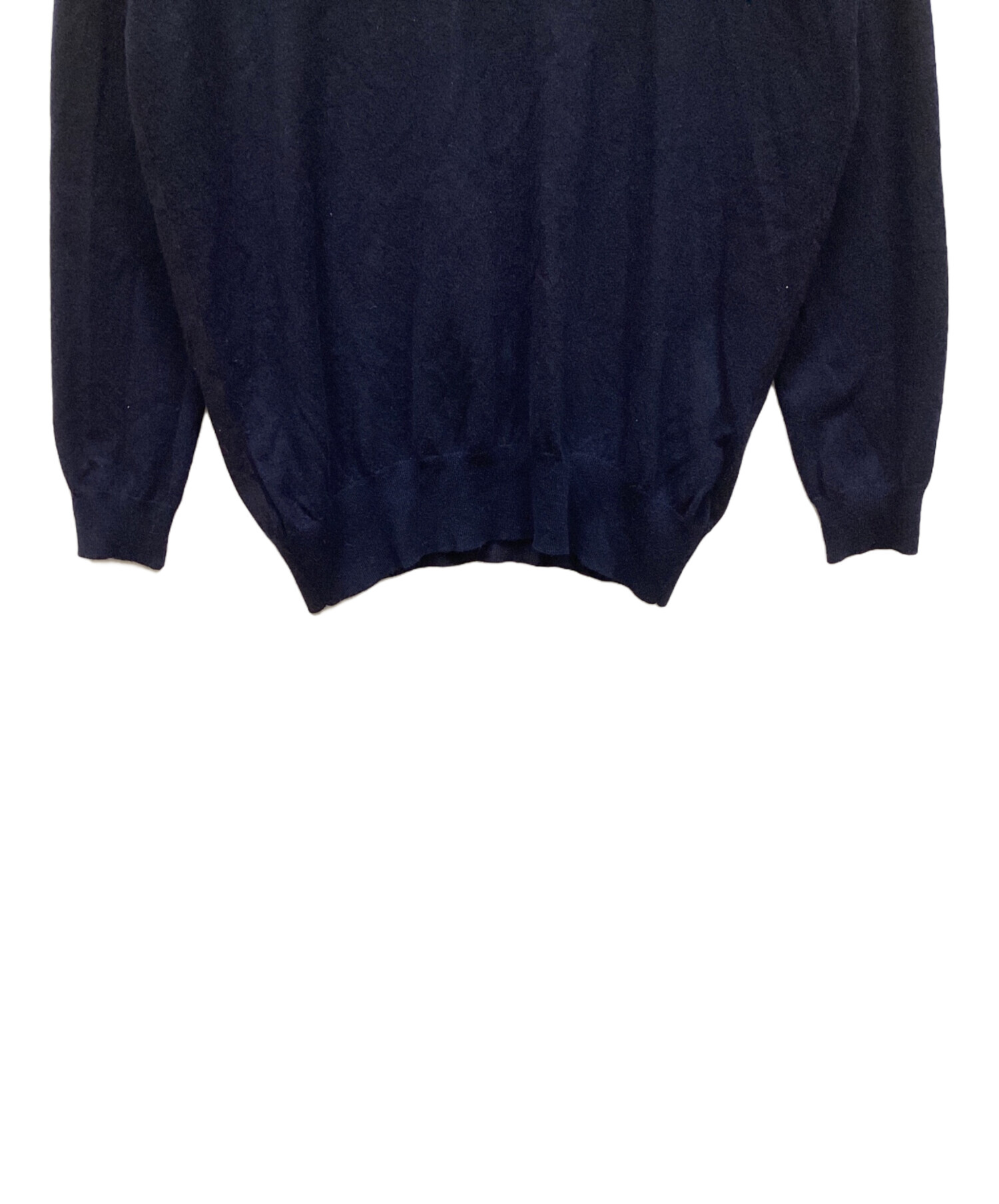 中古・古着通販】DRAWER (ドゥロワー) カシミヤシルクニット ネイビー