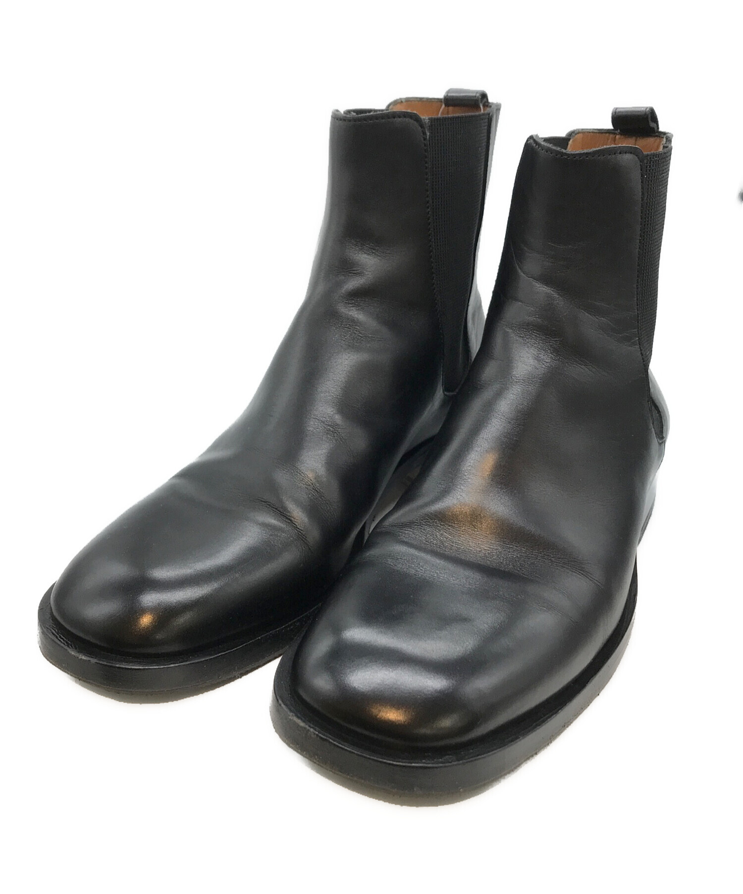 中古・古着通販】GUCCI (グッチ) サイドゴアブーツ 1140122 ブラック