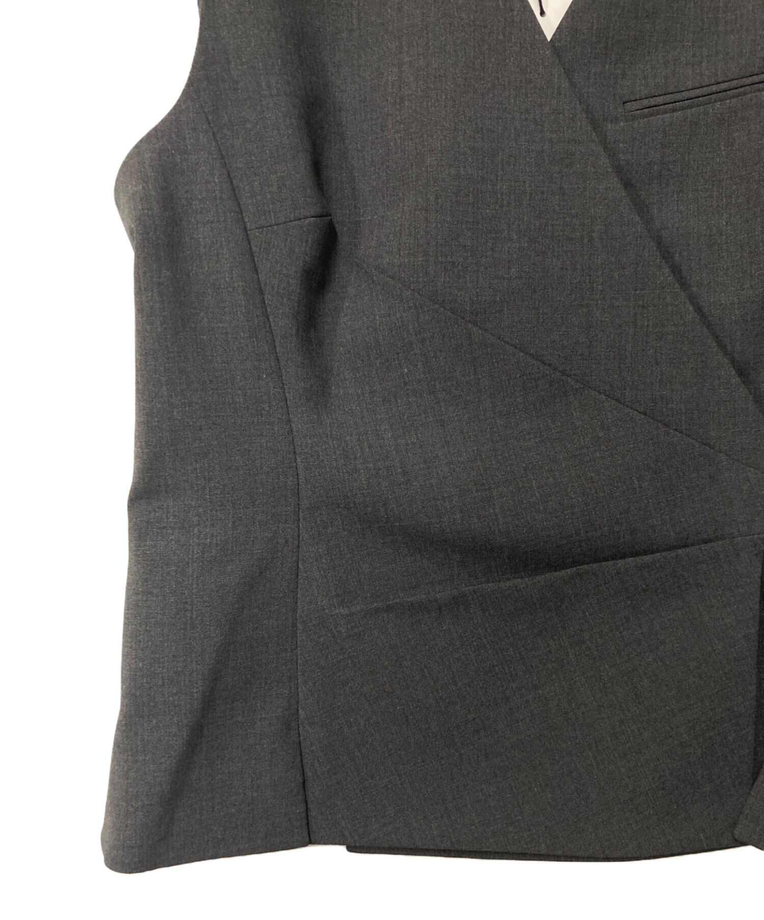 中古・古着通販】theory (セオリー) Traceable Wool Wrap Vest グレー