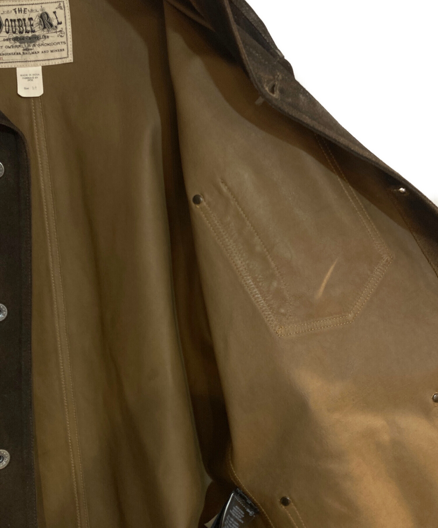 新品未使用品　RRL ラフアウト スエード ジャケット S ダブルアールエル 新品 RRL ダブルアールエル ラフアウト スエードジャケット