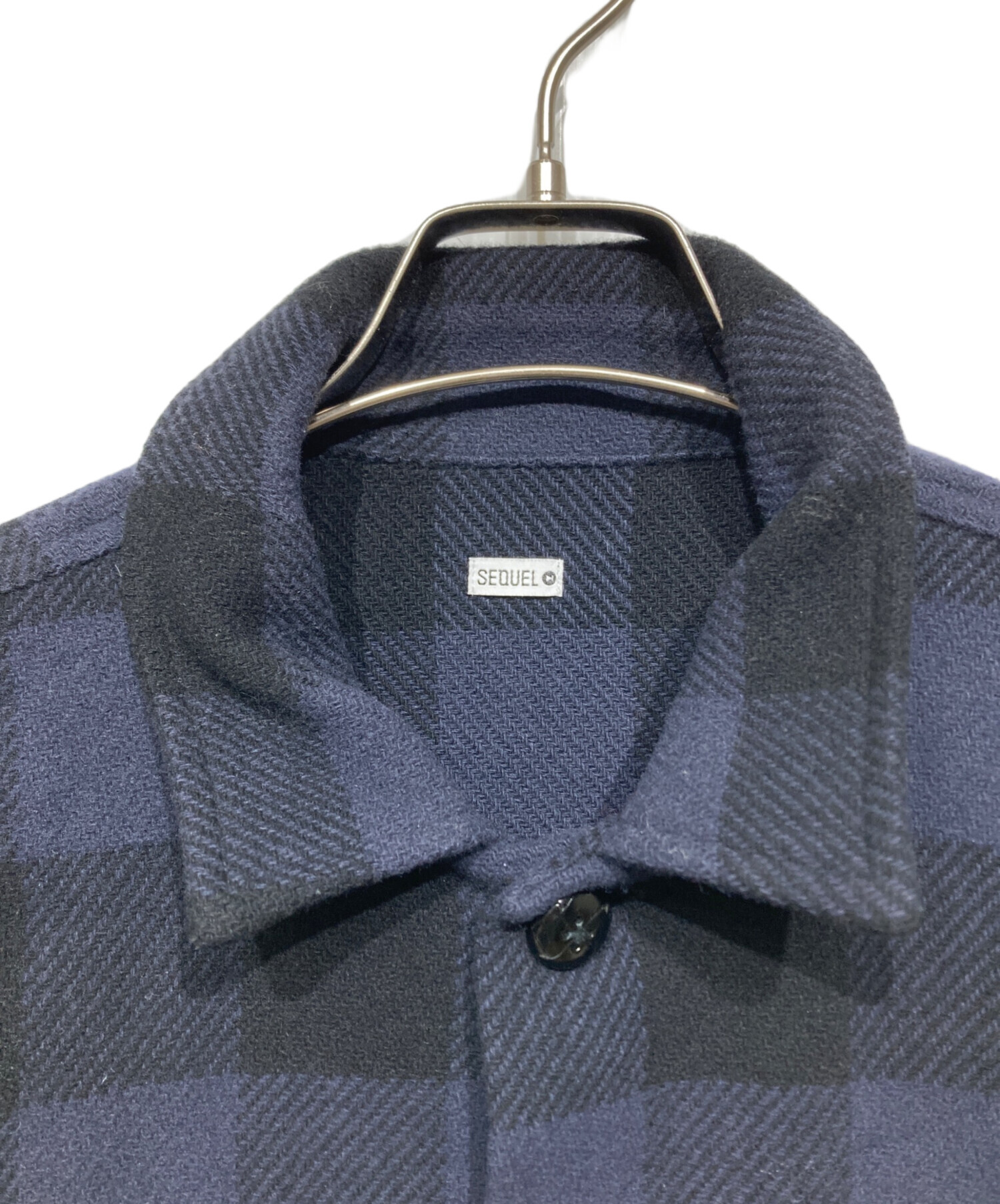 中古・古着通販】SEQUEL (シークエル) BLOCK CHECK JACKET（ブロック