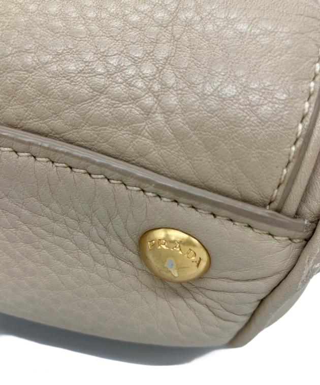 中古・古着通販】PRADA (プラダ) ボストンバッグ ベージュ｜ブランド