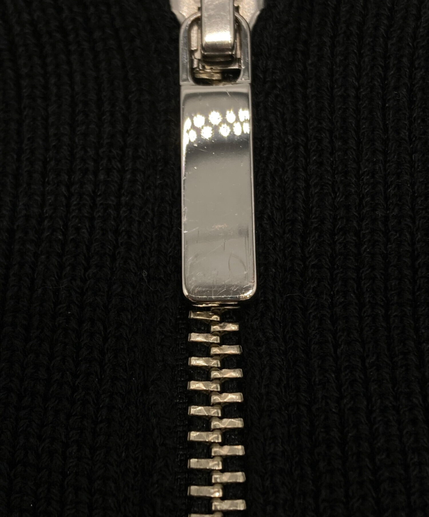 中古・古着通販】Noble (ノーブル) フロントジップボートネックニット