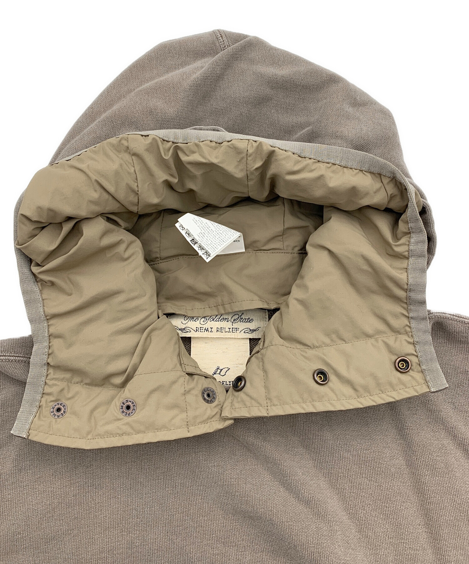 REMI RELIEF/DOWN FOODY PARKA BROWN 【公式通販】