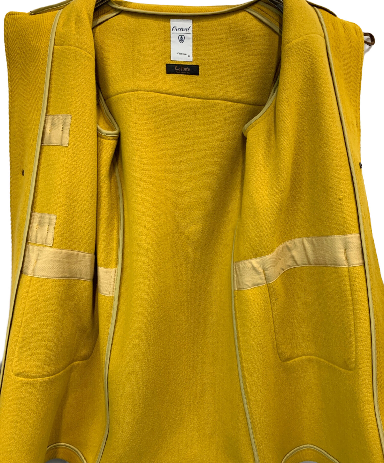 中古・古着通販】ORCIVAL (オーシバル) ダッフルコート イエロー