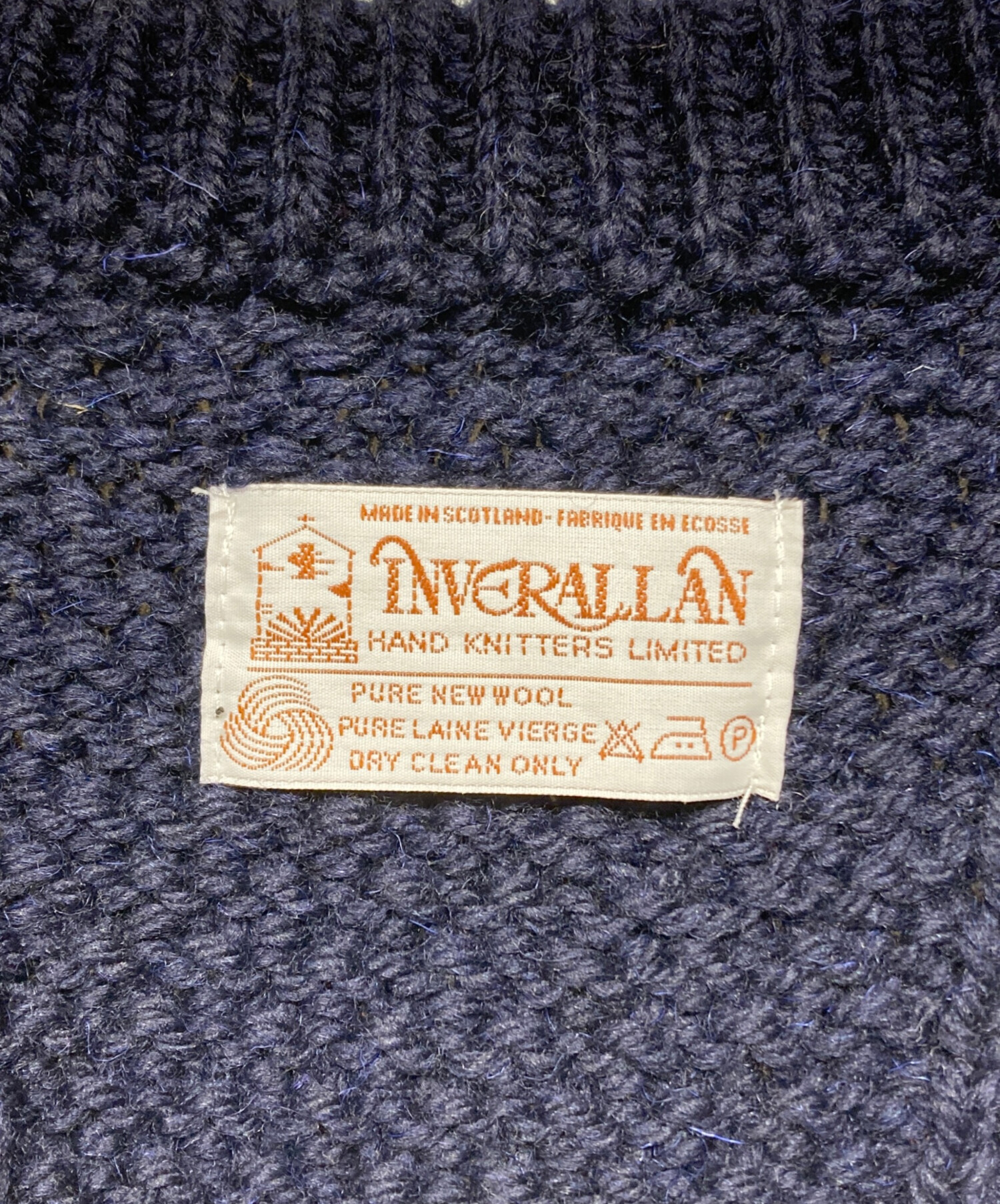 中古・古着通販】INVERALLAN (インバーアラン) 3Aハンドニット 