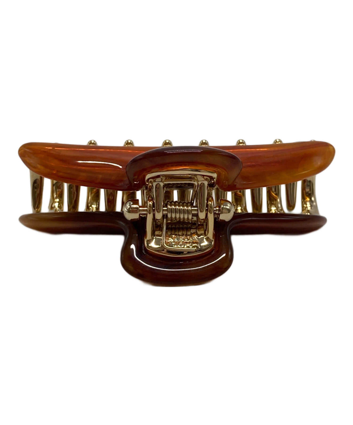 中古・古着通販】ACCA (アッカ) ヘアクリップ ブラウン×ゴールド