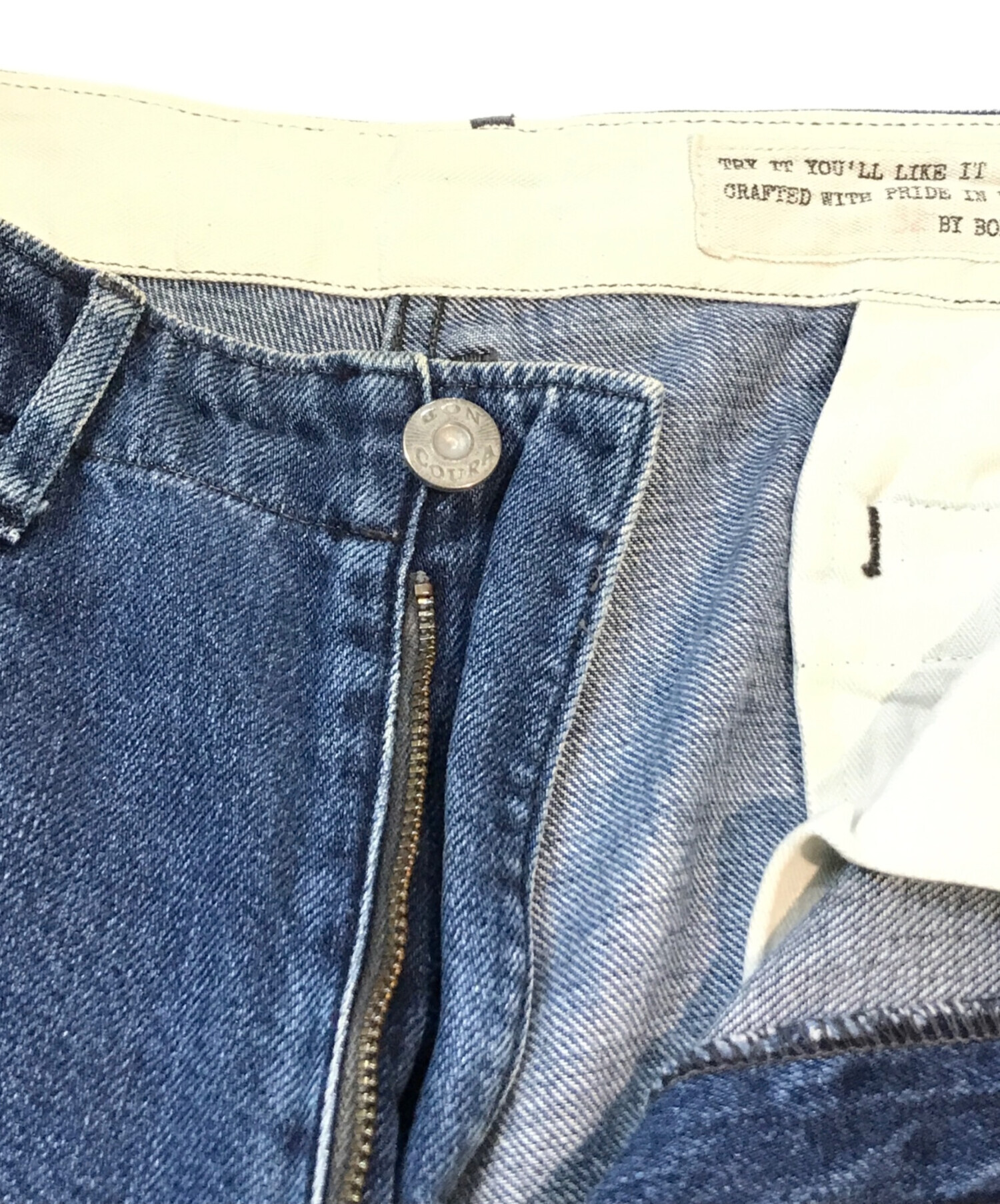 中古・古着通販】BONCOURA (ボンクラ) デニムパンツ インディゴ サイズ