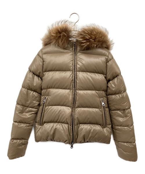 【良品】DUVETICA ダウンジャケット ベージュ デュベティカ 40 L 中古・古着通販】DUVETICA (デュベティカ) ダウンジャケット ベージュ