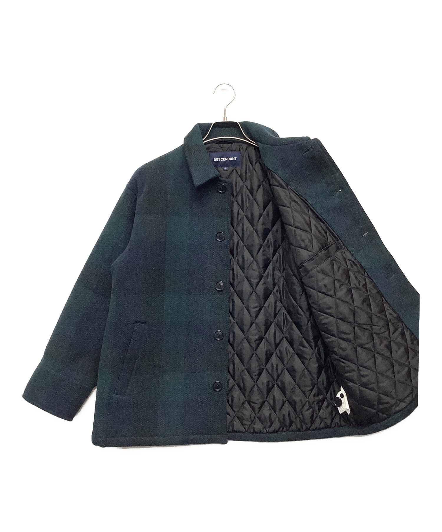 中古・古着通販】DESCENDANT (ディセンダント) CLAIRTON PLAID JACKET