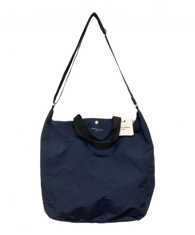 新品未使用COMMEdesGARCONS HOMME 綿ナイロングログランバッグ 中古・古着通販】COMME des GARCONS HOMME (コムデギャルソン オム) 綿