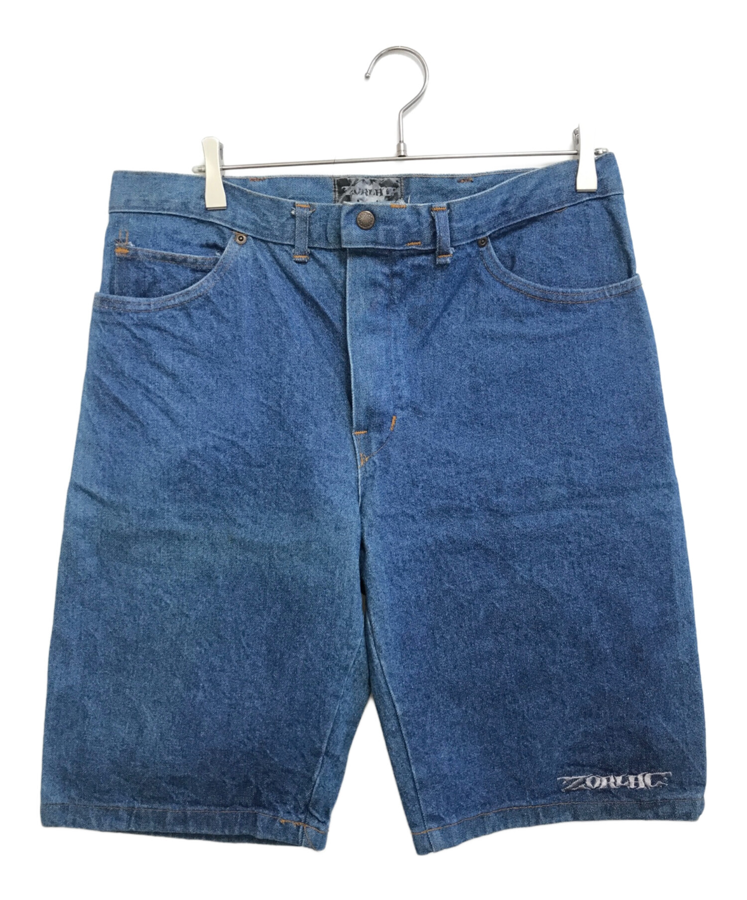 中古・古着通販】ZORLAC (ゾーラック) デニムハーフパンツ インディゴ